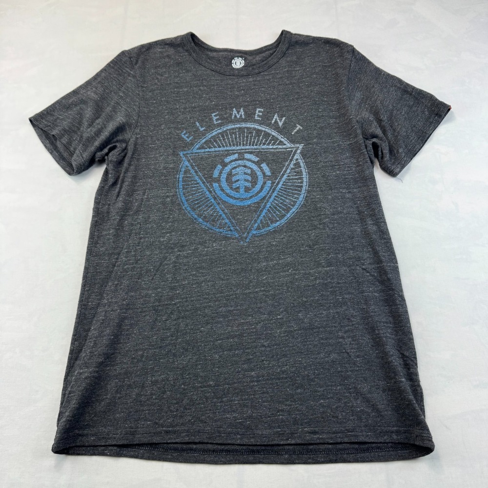 Element T-Shirt Mens Large Gray Heather Graphic Print Short Sleeve Crew Neck